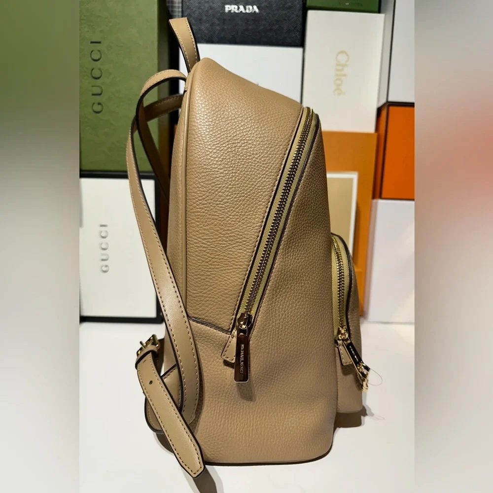 🆕MICHAEL KORS JET SET MD W/chain Non-leather Vegan Material